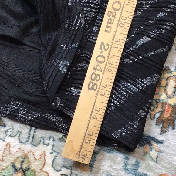 🖤Dressbarn Collection Black Silver Swirl Stretch Sleeveless Lined Knee Length - Picture 6 of 9